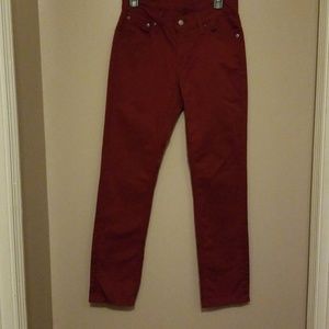 Dark red excellent used condition Levi's